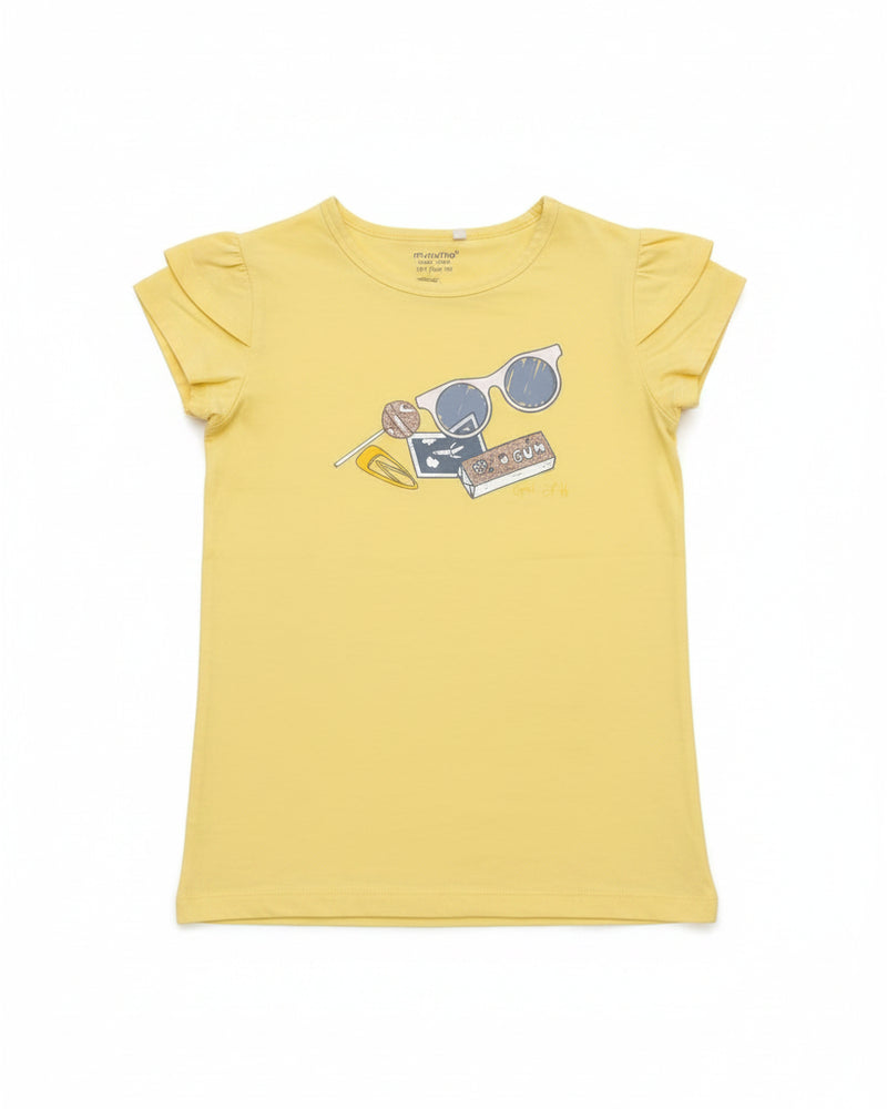 MinymoMinymo Tee-shirts Fille Jaune