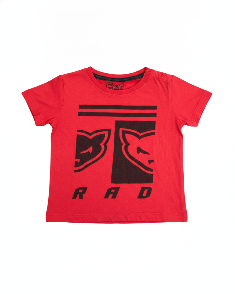 QWIFQWIF Tee-shirts Garçon Rouge