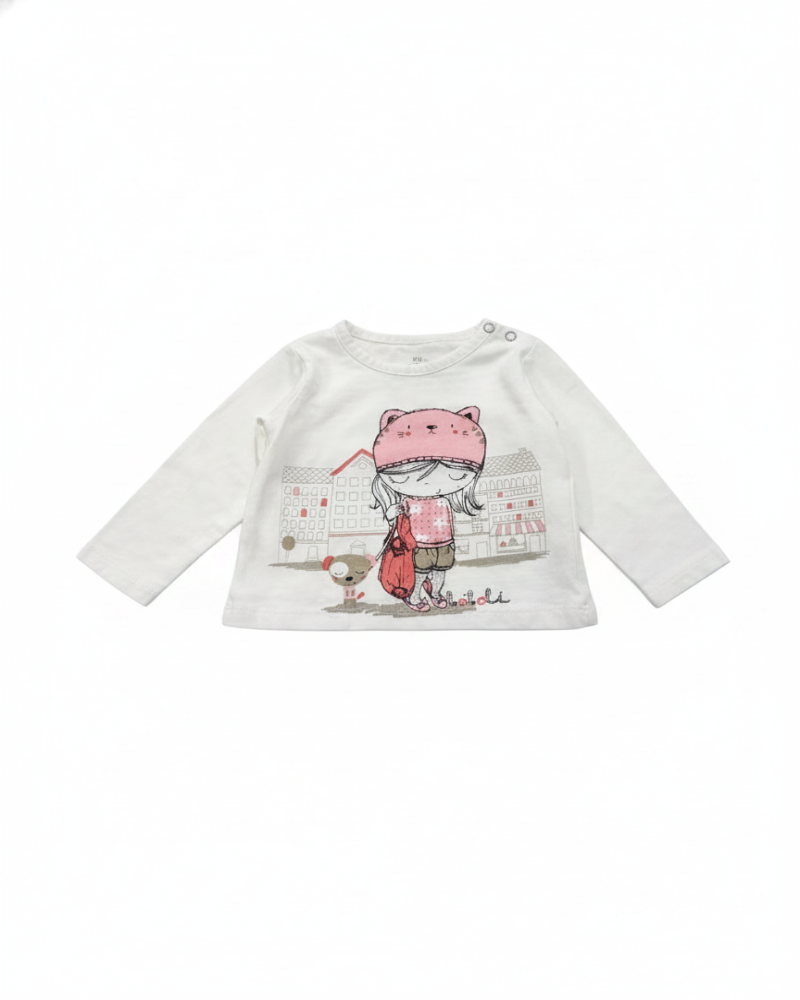 BoboliBoboli Tee-shirts Fille Blanc