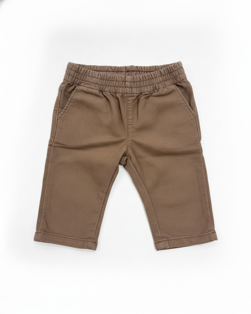 Benetton Pantalon Fille Marron