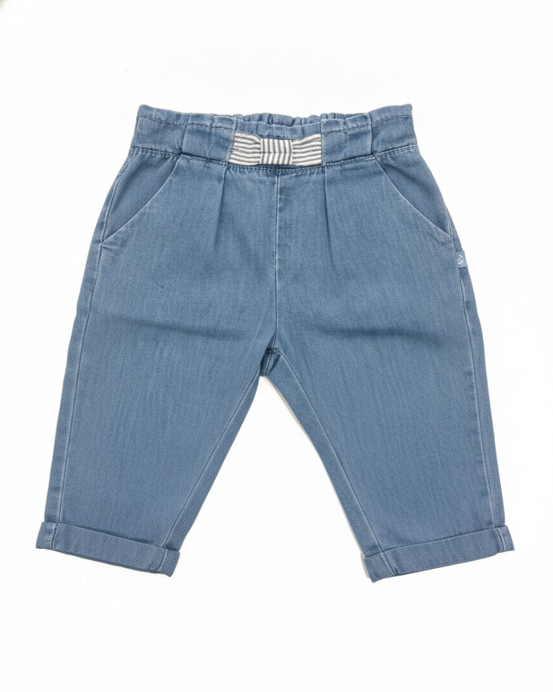 Obaïbi Pantalon Fille Blanc