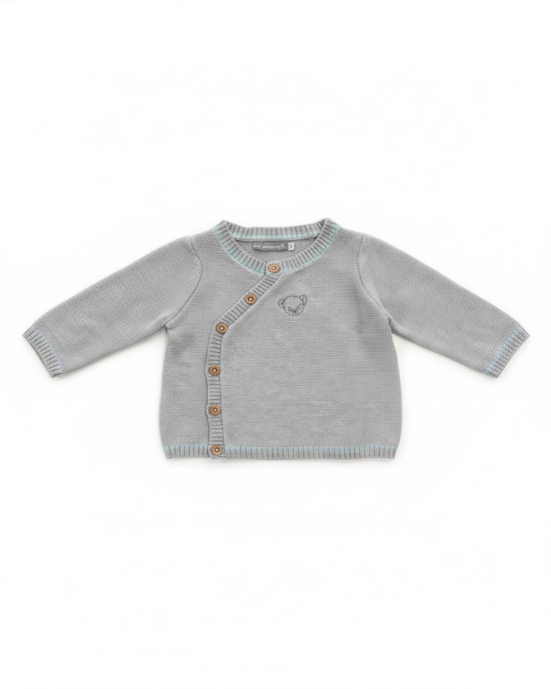 Sergent Major Cardigan Neutre Gris