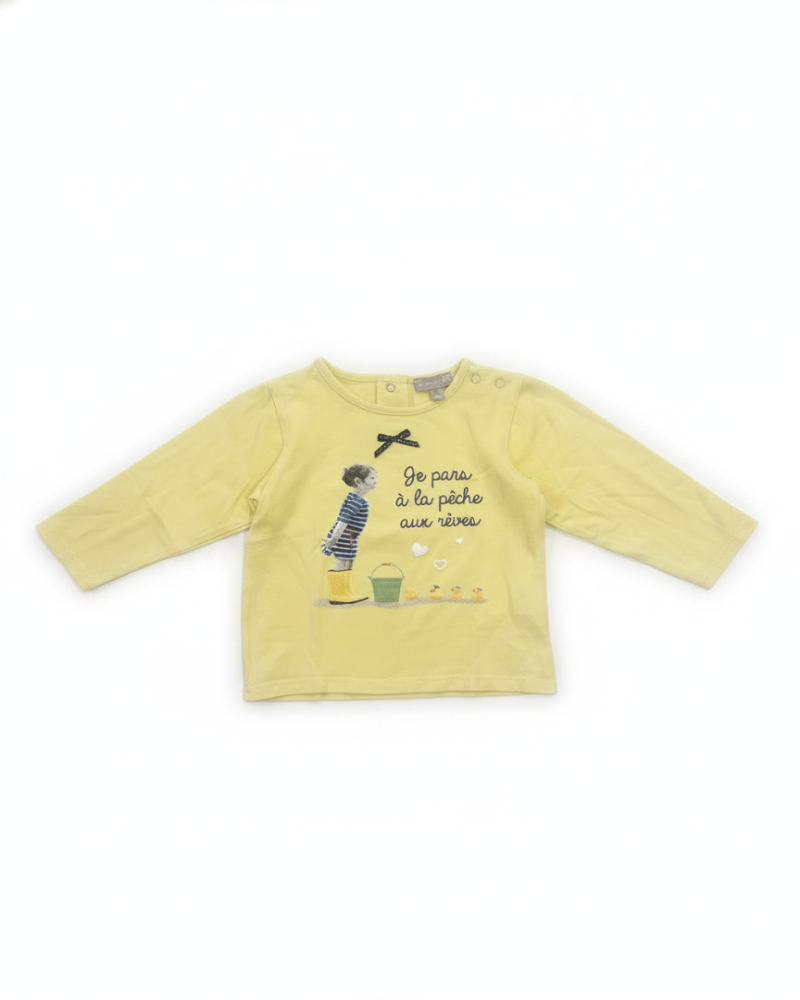 Grain de blé Tee-shirt Fille Blanc
