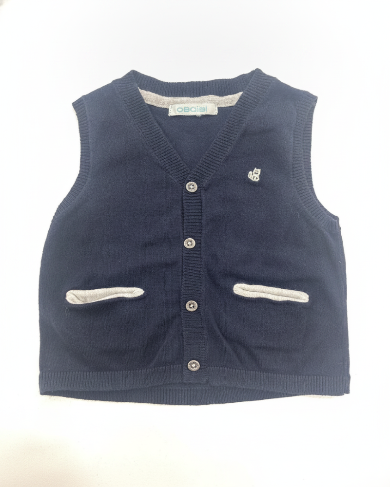 Obaïbi Cardigan Garçon Gris
