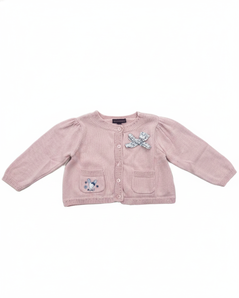 Sergent Major Cardigan Fille Blanc