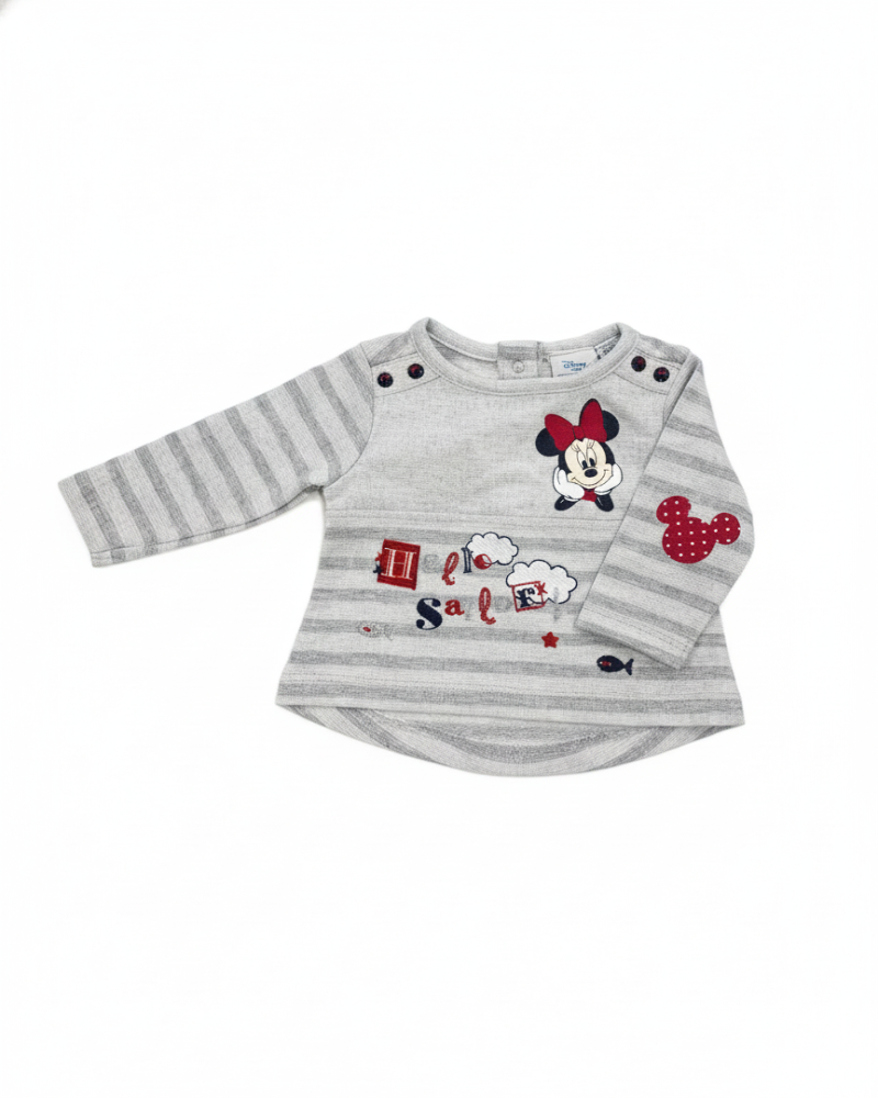Disney Tee-shirt Fille Gris