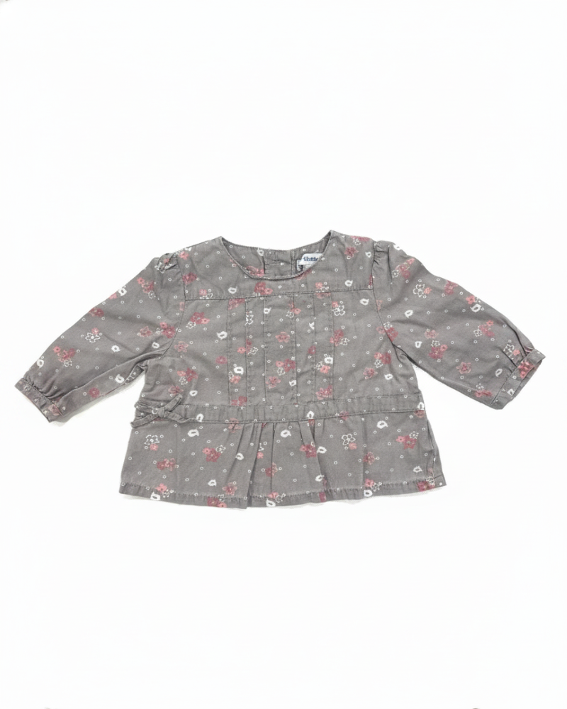 Vertbaudet Chemise Fille Gris