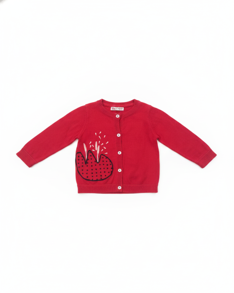 DPAM Cardigan Fille Blanc