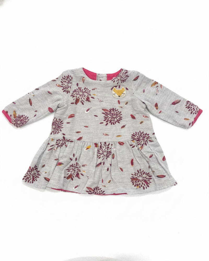 Catimini Robe Fille Gris