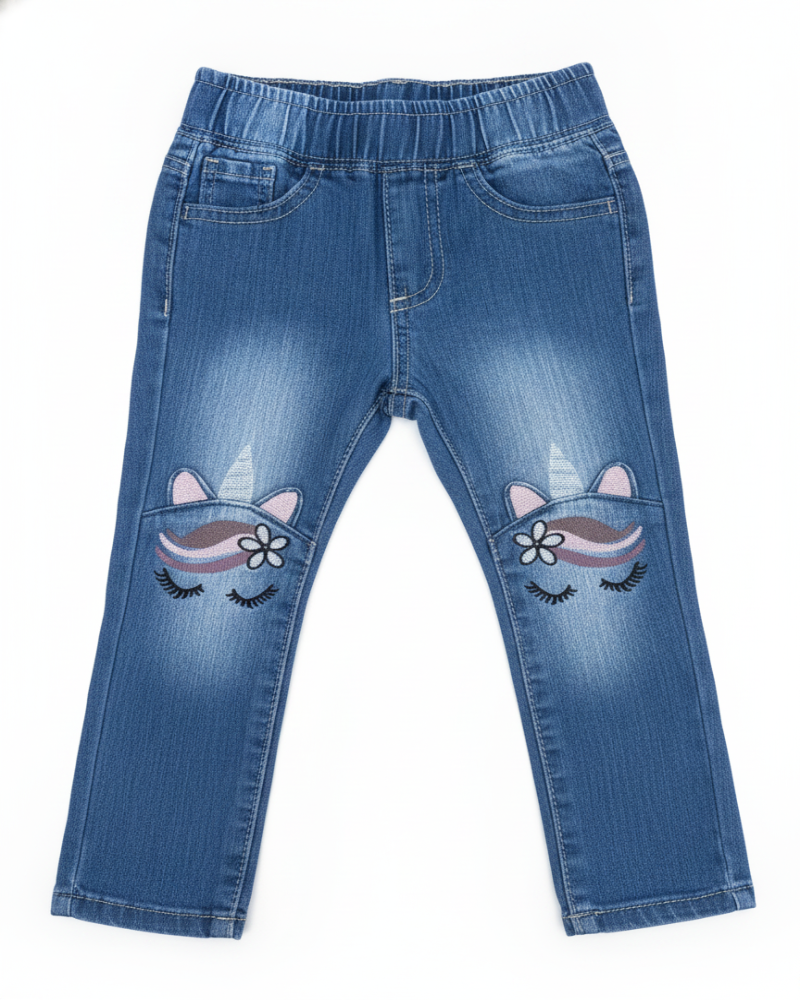 Zic Pantalon Fille Bleu