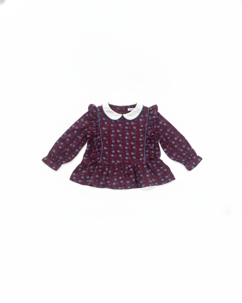 Bout'Chou Chemise Fille Rouge