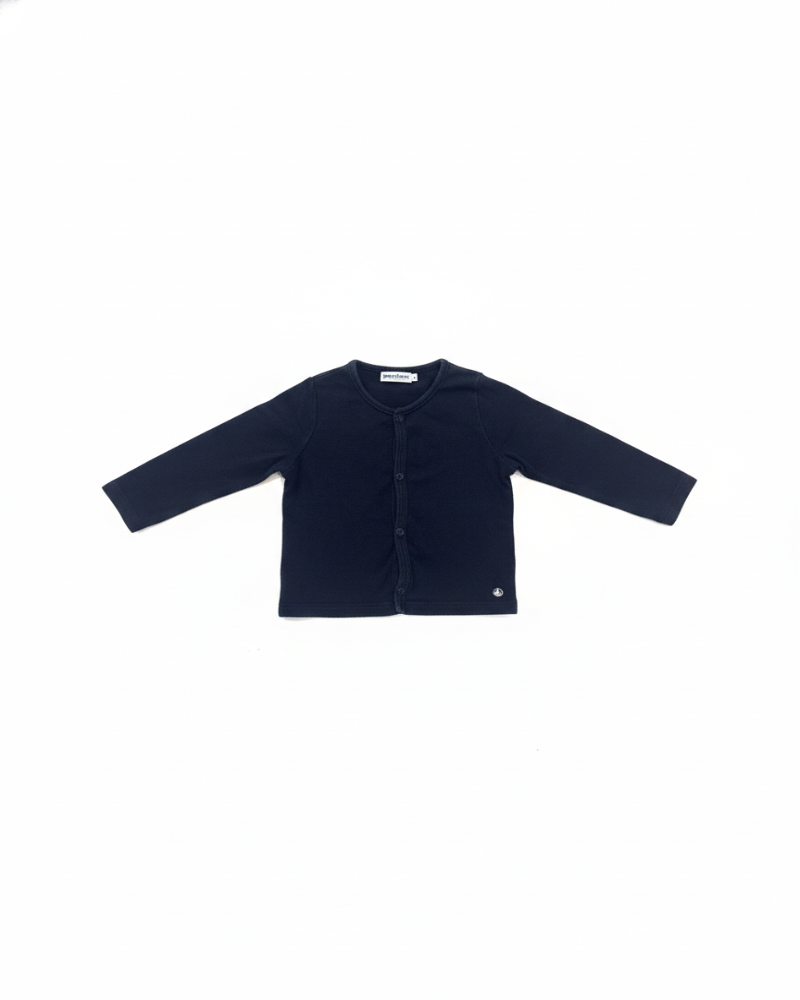 Petit Bateau Cardigan Neutre Bleu