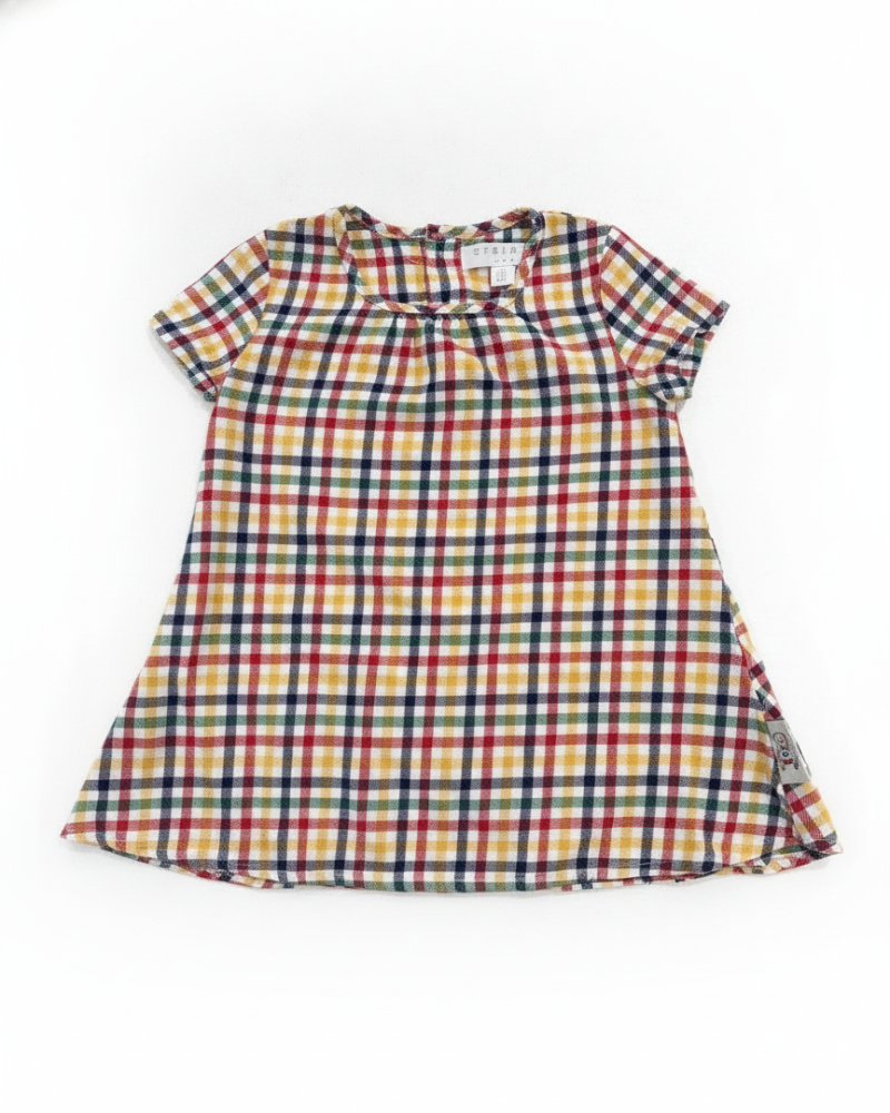 Stripes HBC Robe Fille Blanc