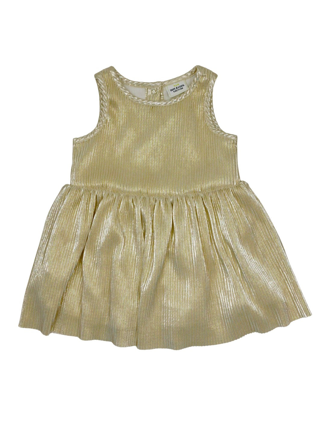 6170-robe-chic-doree-sans-manche