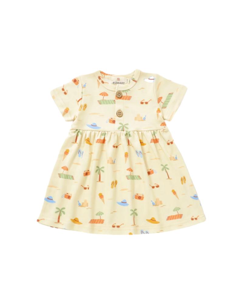 BurbabyBurbaby Robe Fille Jaune