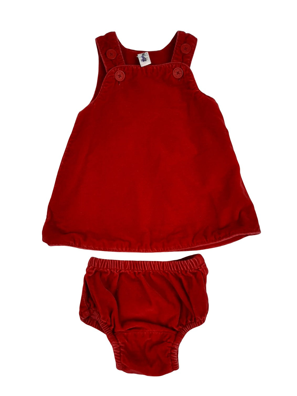 0872-robe-en-velours-avec-culotte-assortie