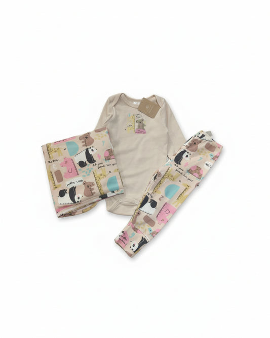UP BABY essentialsUP BABY essentials Ensembles Fille Beige