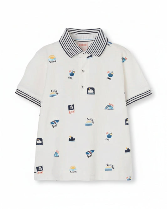 BoboliBoboli Polos Garçon Blanc