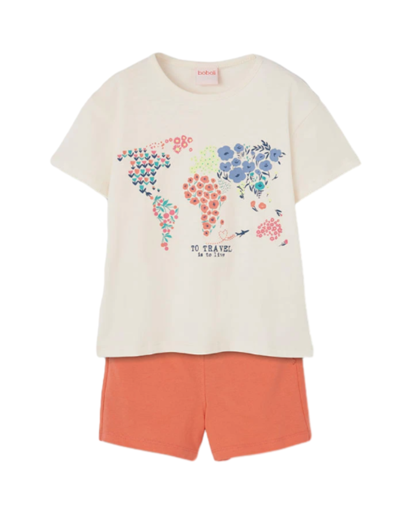 BoboliBoboli Ensembles Fille Blanc