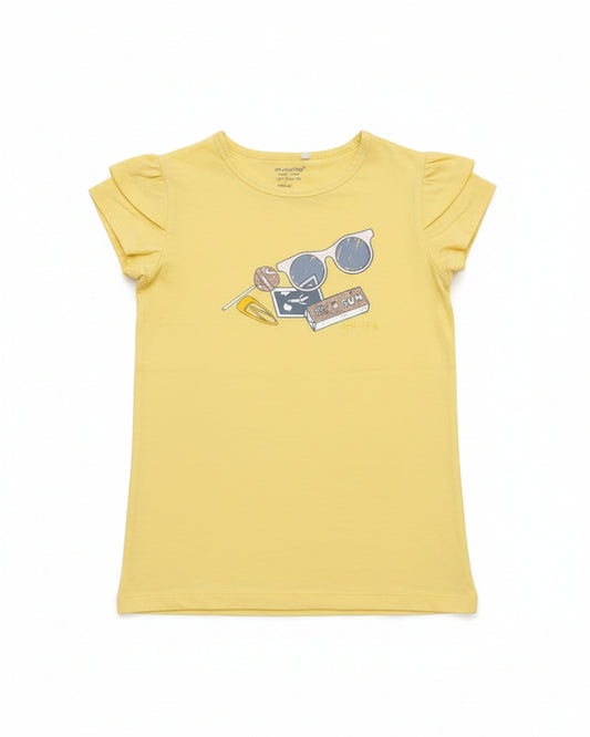 MinymoMinymo Tee-shirts Fille Jaune