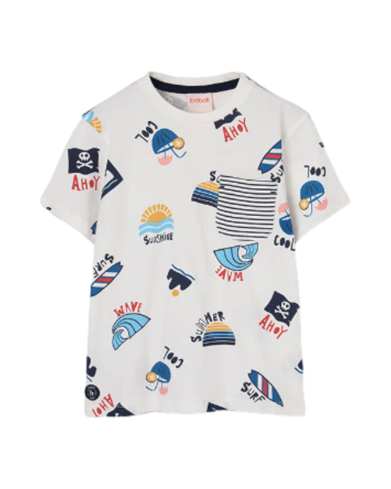 BoboliBoboli Tee-shirts Garçon Blanc