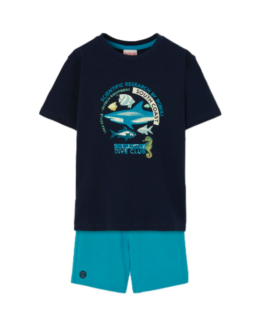BoboliBoboli Ensembles Garçon Turquoise
