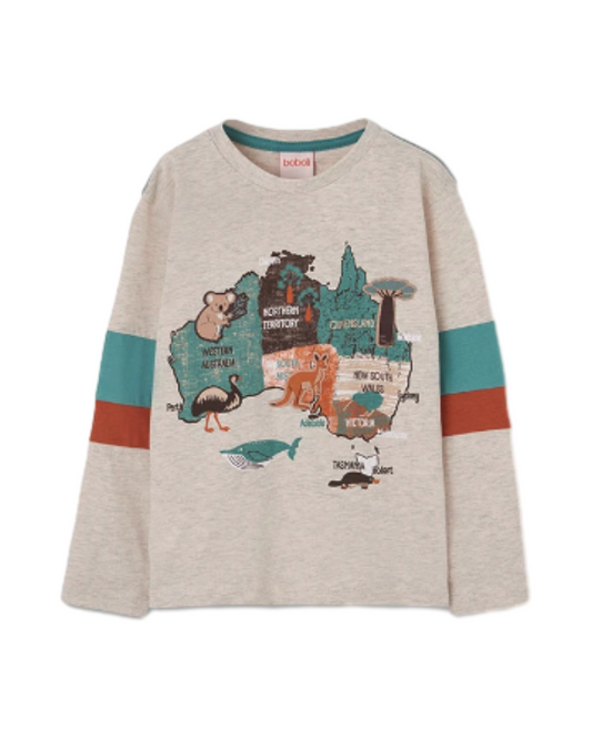 BoboliBoboli Tee-shirts Garçon Gris