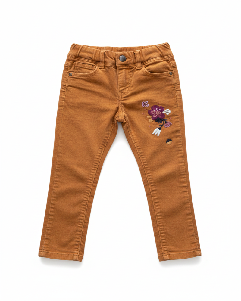 souris minisouris mini Pantalons Fille Jaune
