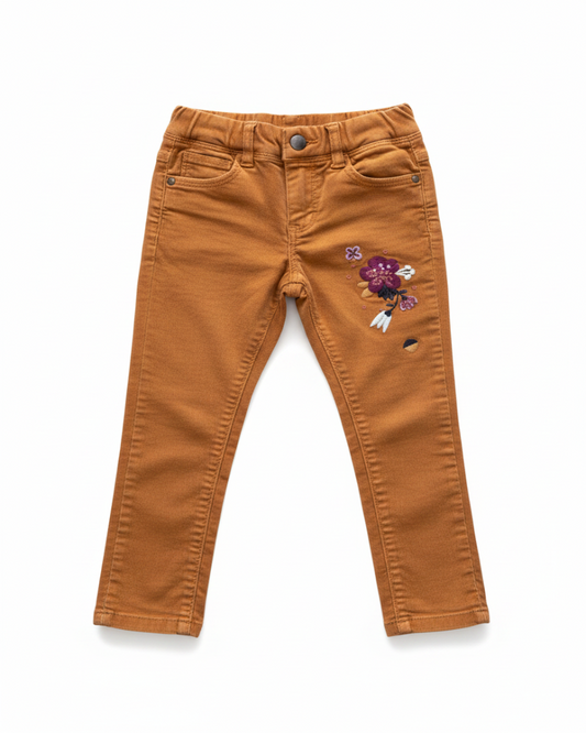souris minisouris mini Pantalons Fille Jaune