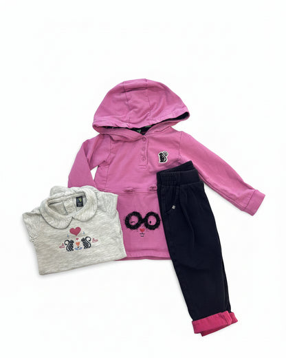 NanoNano Ensembles Fille Rose