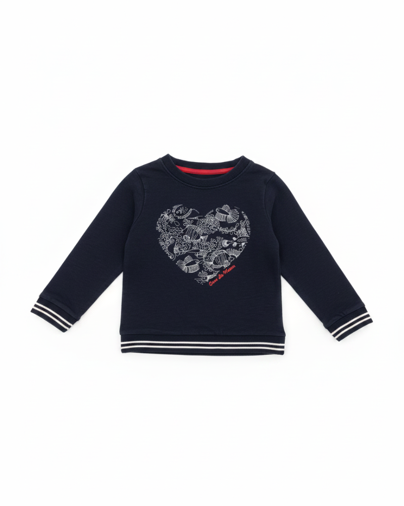 Terre de marins Terre de marins  Chandails Fille Blanc