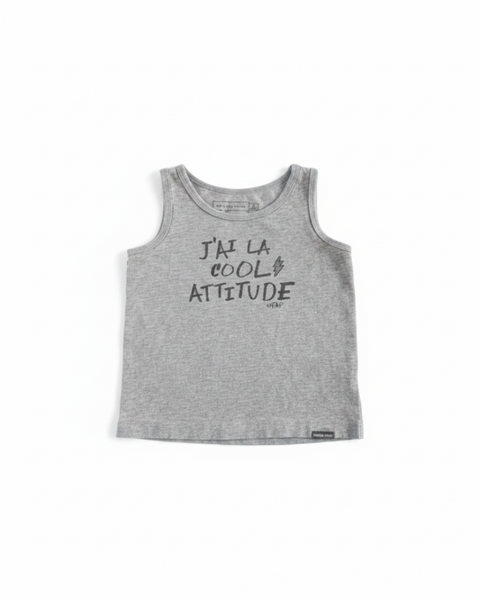 Souris MiniSouris Mini Camisoles Garçon Gris