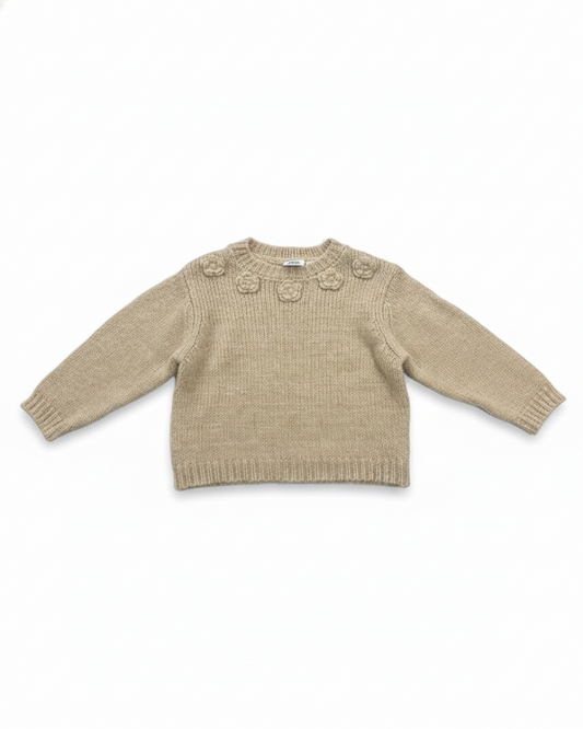 ZARAZARA Chandails Fille Beige