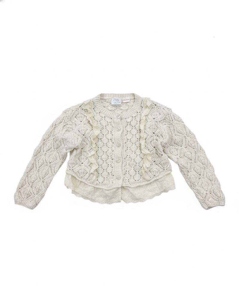 ZARAZARA Cardigans Fille Beige