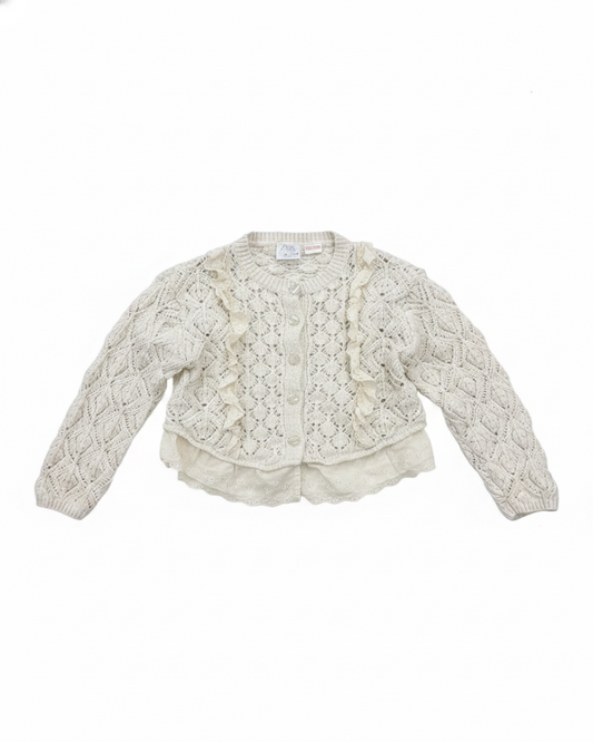 ZARAZARA Cardigans Fille Beige