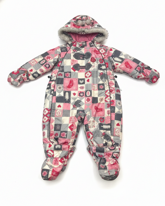 souris minisouris mini Habits de neige Fille Gris