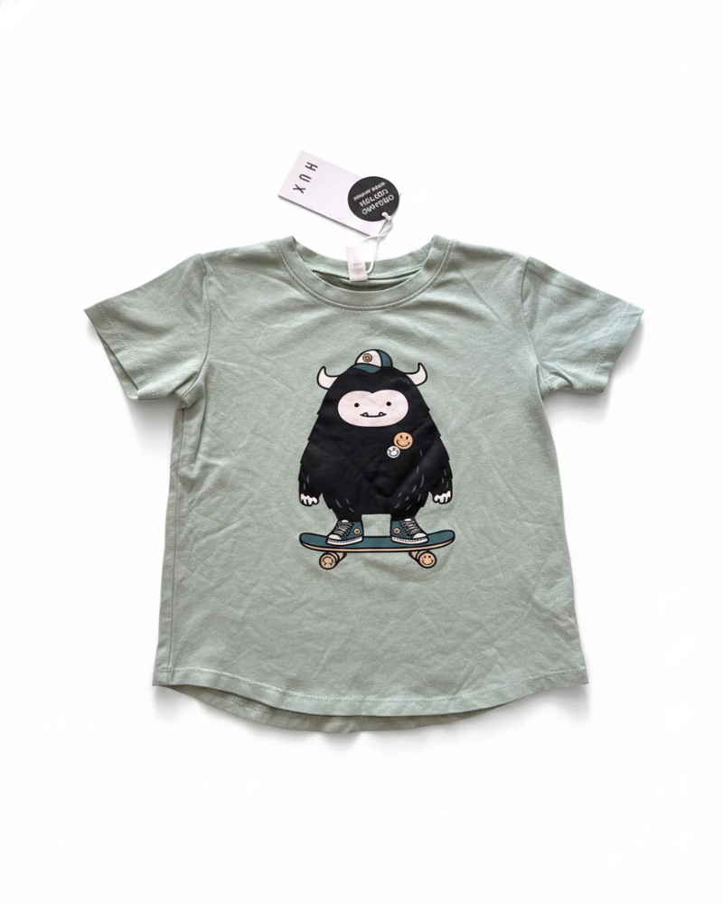 HUXHUX Tee-shirts Garçon Vert
