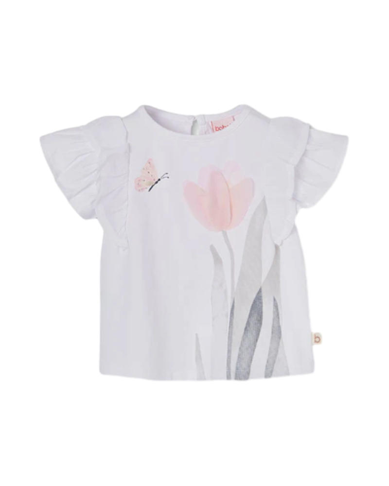 BoboliBoboli Tee-shirts Fille Blanc