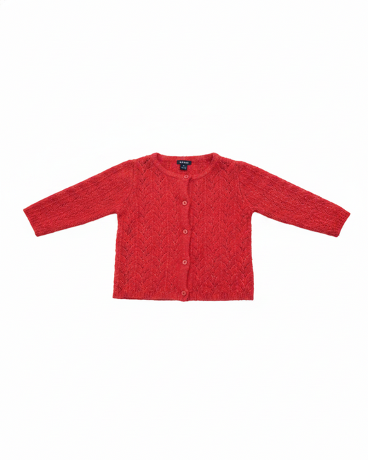 KIABIKIABI Cardigans Fille Rouge