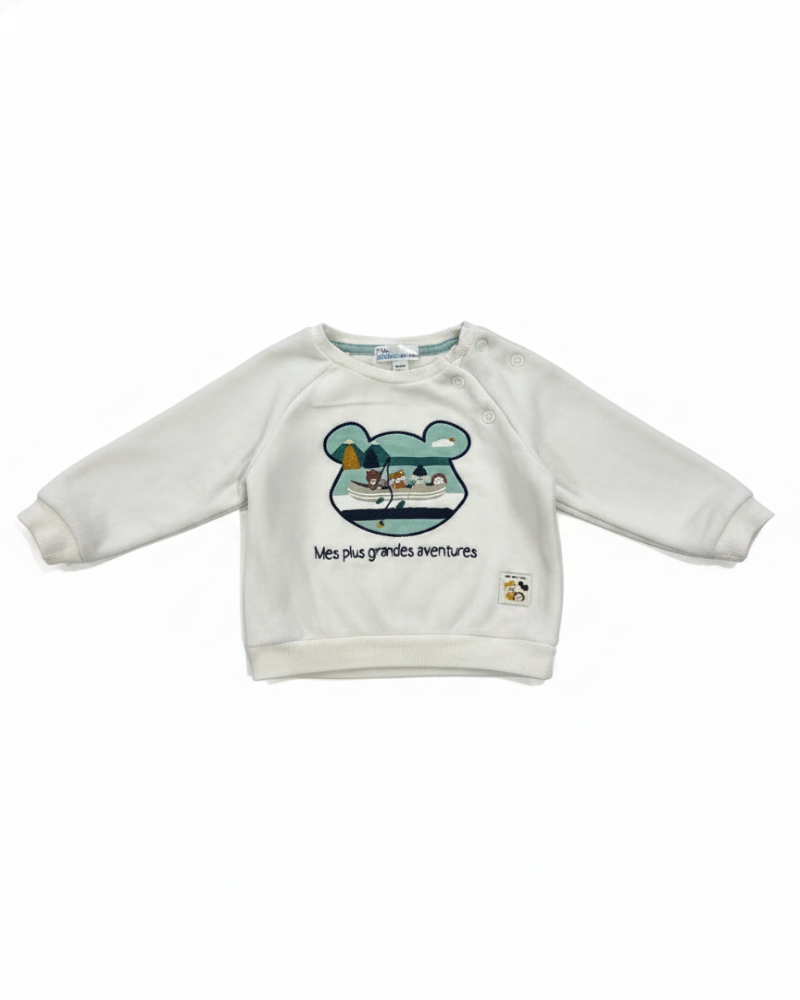 mes petits caillouxmes petits cailloux Chandails Neutre Vert
