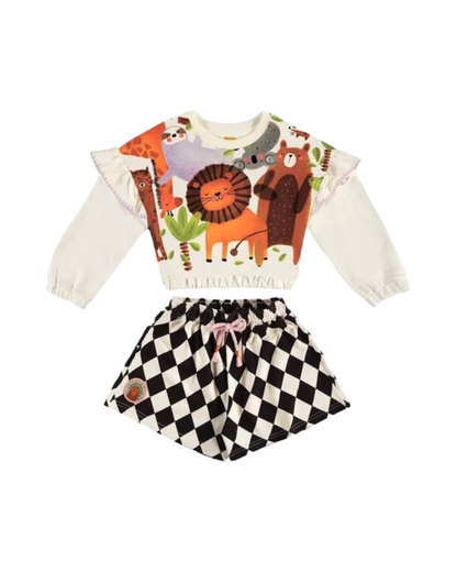 Três e JáTrês e Já Ensembles Fille Blanc