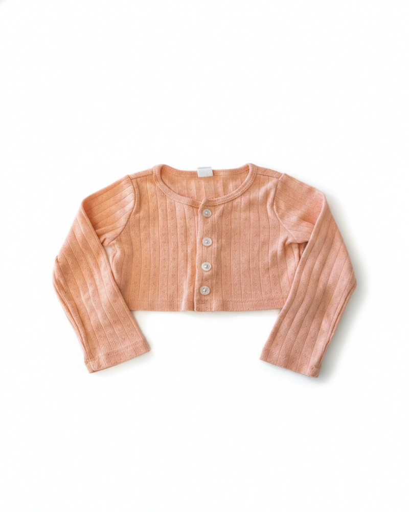 Petit LemPetit Lem Cardigans Fille Orange