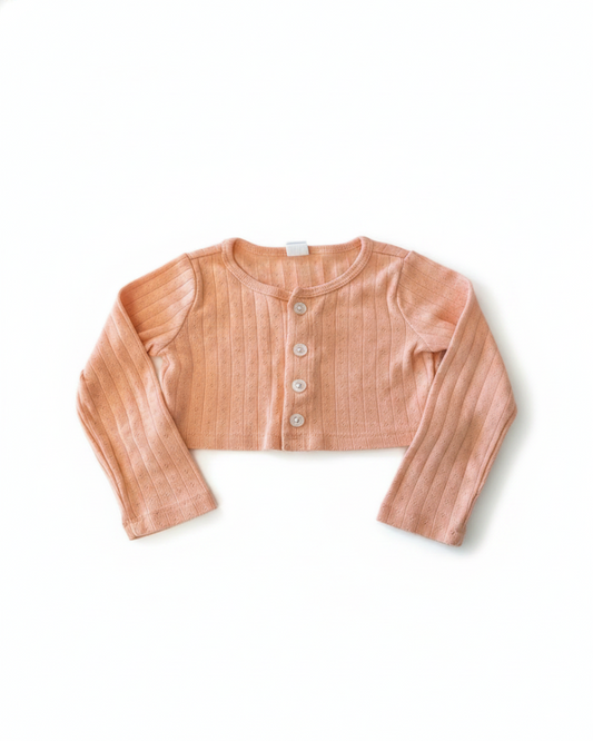 Petit LemPetit Lem Cardigans Fille Orange