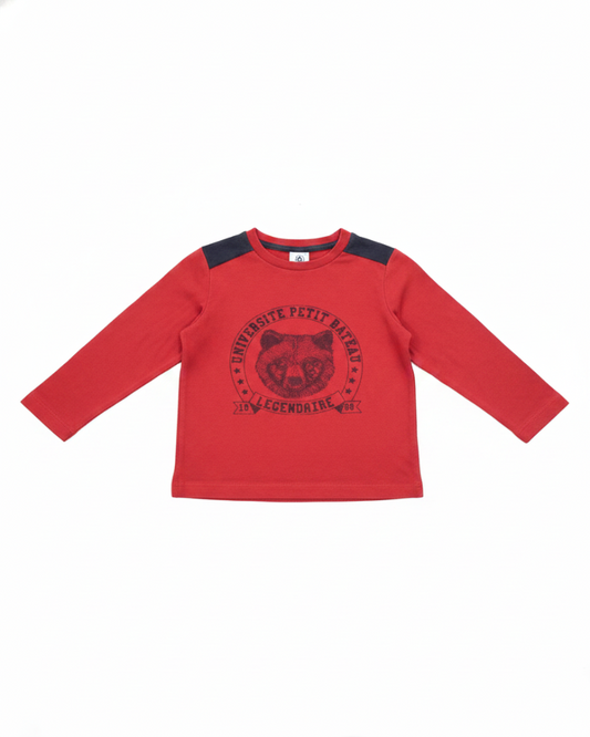 Petit BateauPetit Bateau Chandails Garçon Rouge
