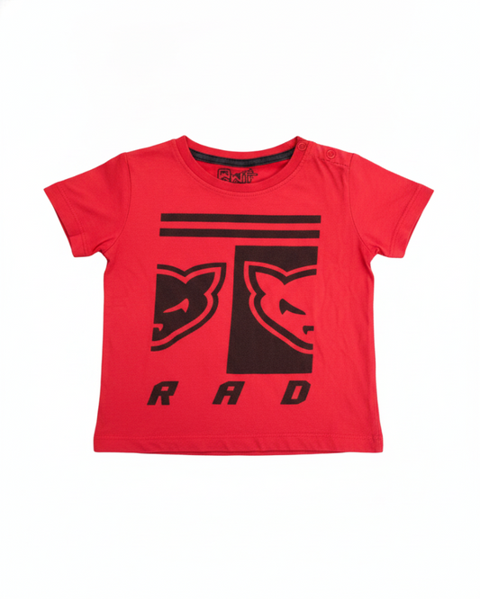 QWIFQWIF Tee-shirts Garçon Rouge