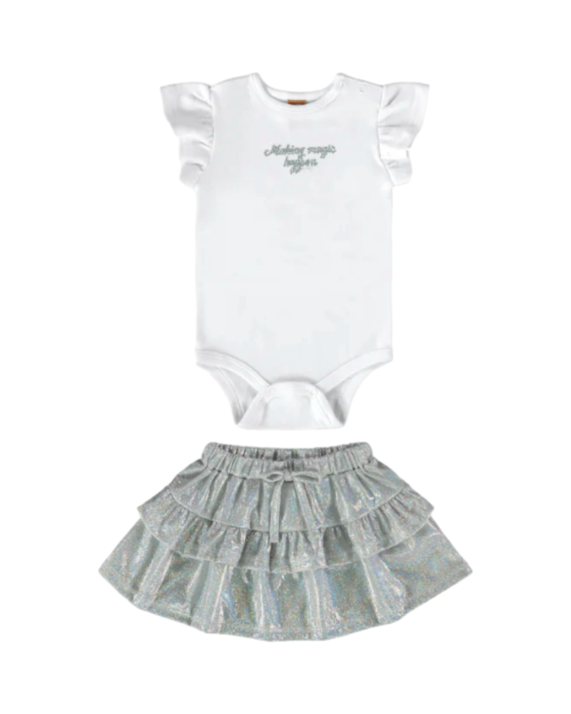 Up BabyUp Baby Ensembles Fille Gris