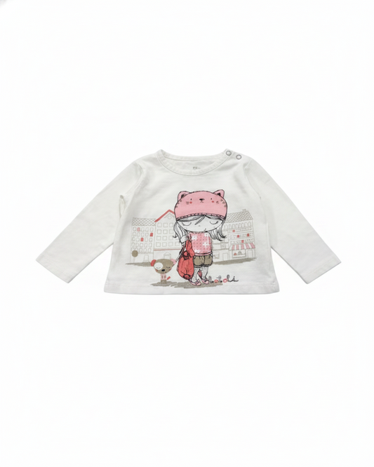 BoboliBoboli Tee-shirts Fille Blanc