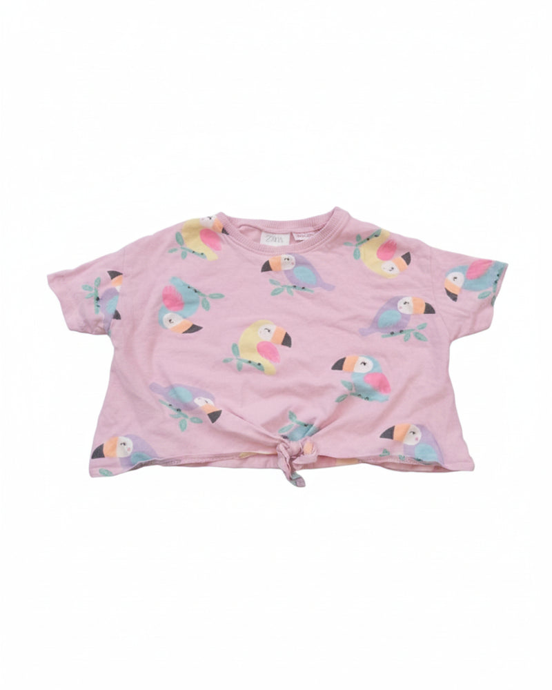 ZaraZara Tee-shirts Fille Rose