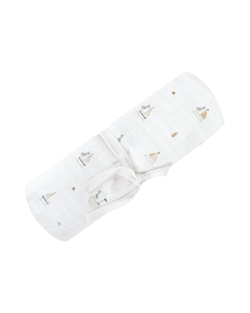 PerlimpinpinPerlimpinpin Couveture, Mousselines Neutre Blanc