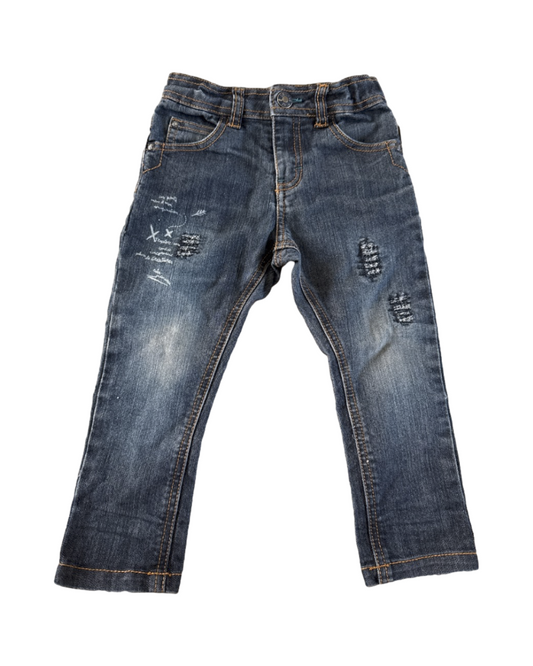 Souris MiniSouris Mini Pantalons Garçon Bleu